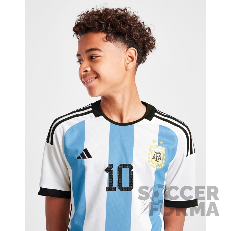 Детская форма сборной Аргентины Месси 10 2022-2023 - вид 3