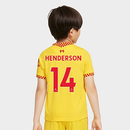 Детская форма Ливерпуль Хендерсон 14 2021-2022 третья