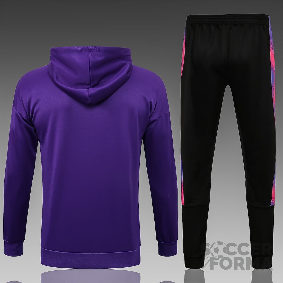 Спортивный костюм Джордан ПСЖ 2022 с капюшоном фиолетовый - вид 2