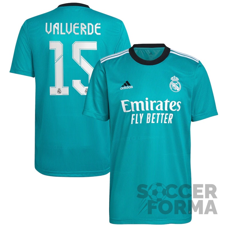 Футболка Реал Мадрид Вальверде 15 2021-2022 третья - вид 1