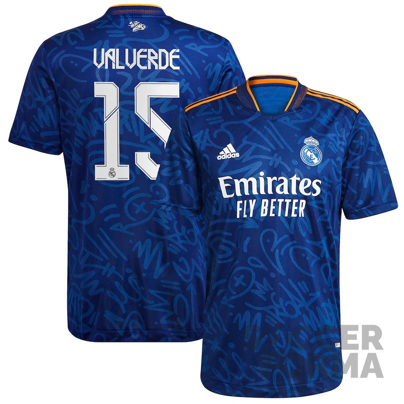 Гостевая футболка Реал Мадрид Вальверде 15 2021-2022 - вид 1