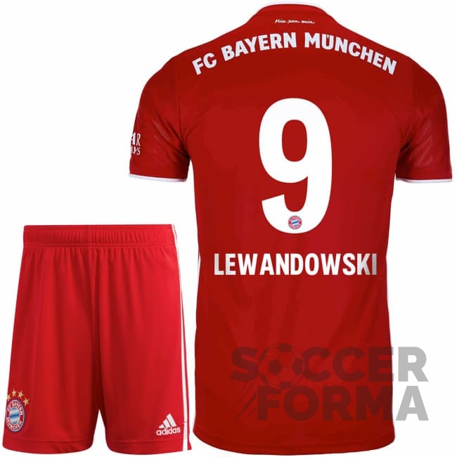 Детская форма Бавария Мюнхен Левандовски 9 2020-2021 - вид  1