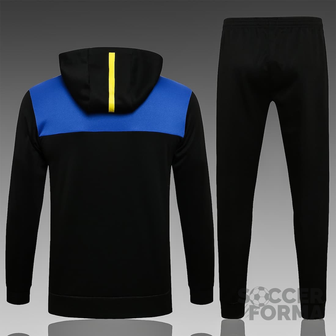 Спортивный костюм Манчестер Юнайтед 2022 с капюшоном черный - вид 2