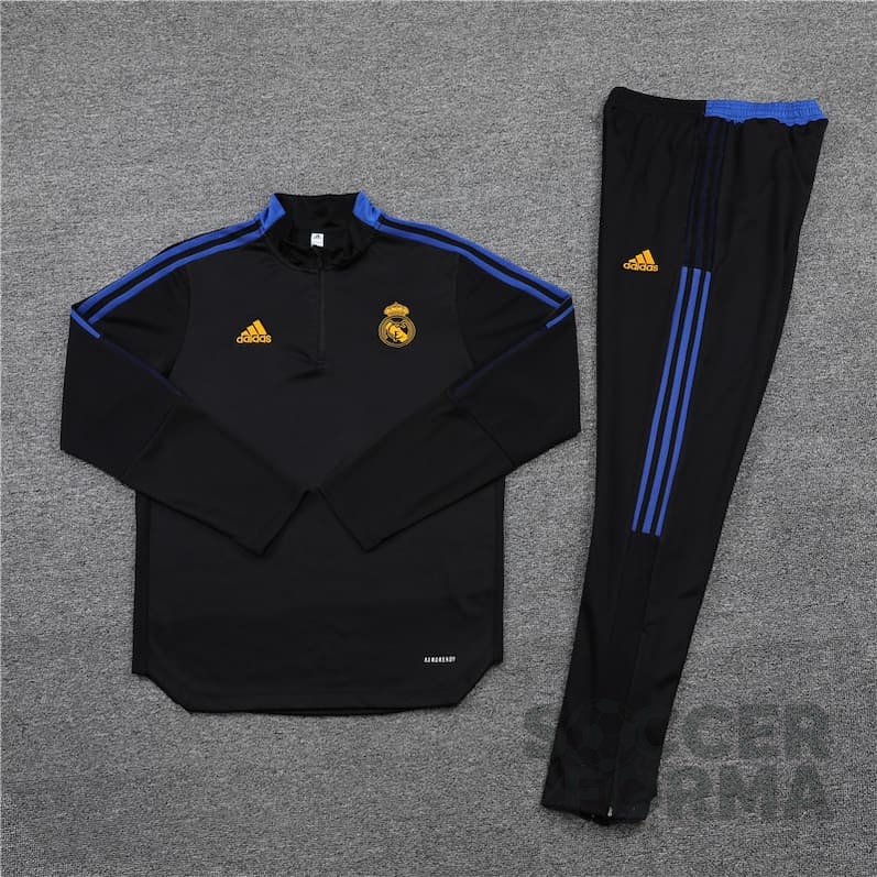 Детский тренировочный костюм Реал Мадрид 2022 черный - вид 3