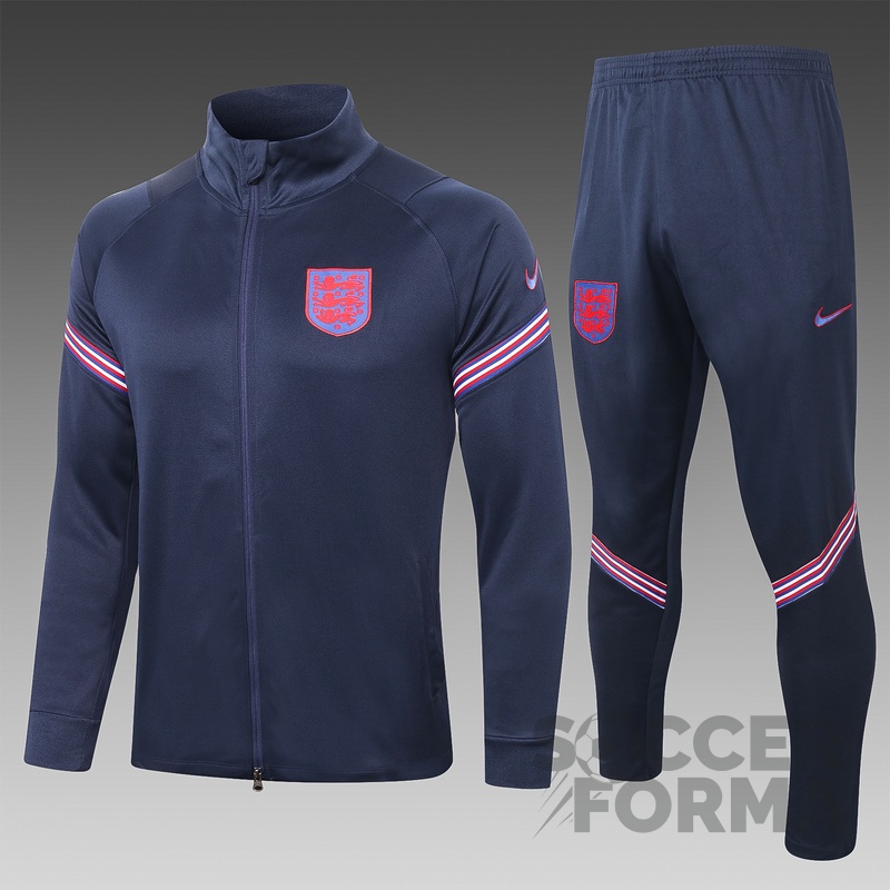 Тренировочный костюм сборной Англии 2021-2022 синий - вид 1