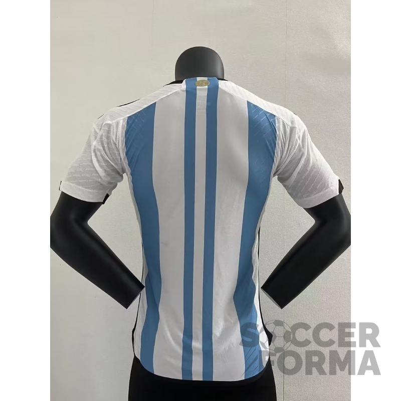 Игровая футболка сборной Аргентины 2023 с патчами
