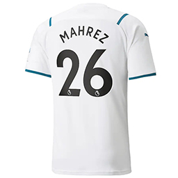 Гостевая футболка Манчестер Сити Махрез 26 2021-2022