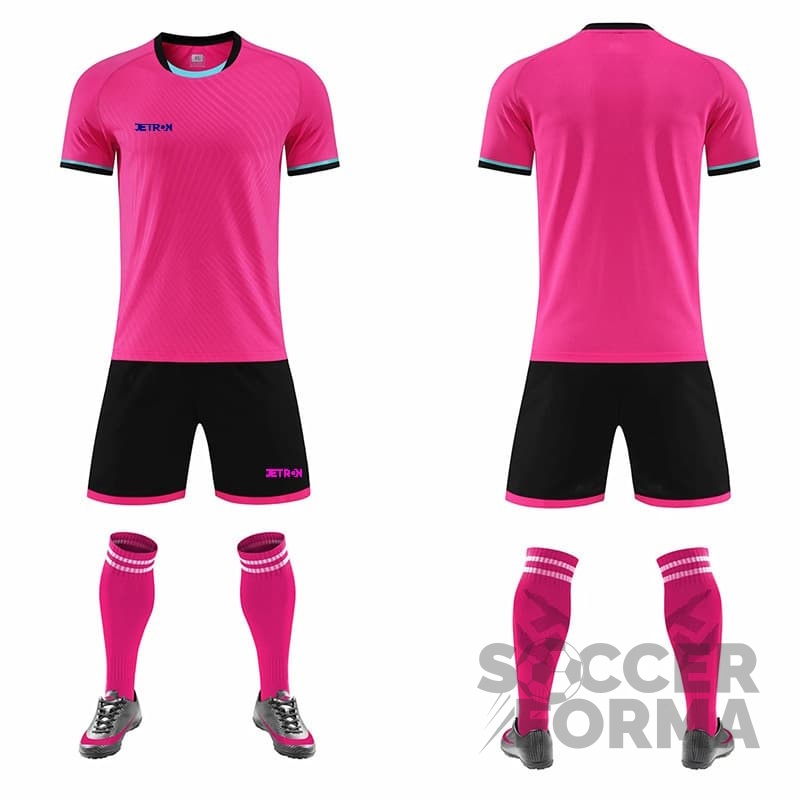 Детская футбольная форма Jetron Rich розовая