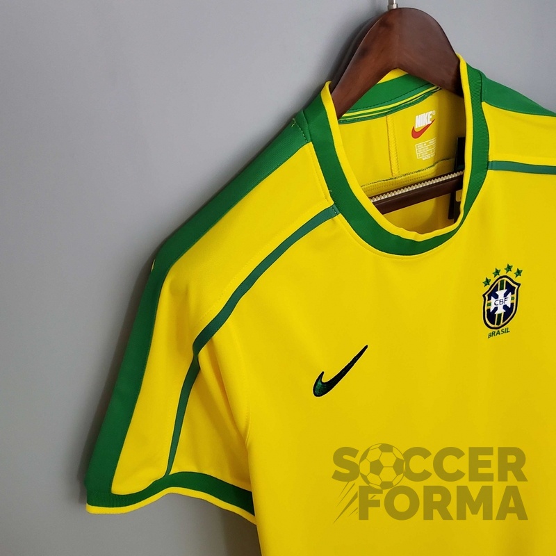 Ретро футболка сборной Бразилии 1998 - вид 3
