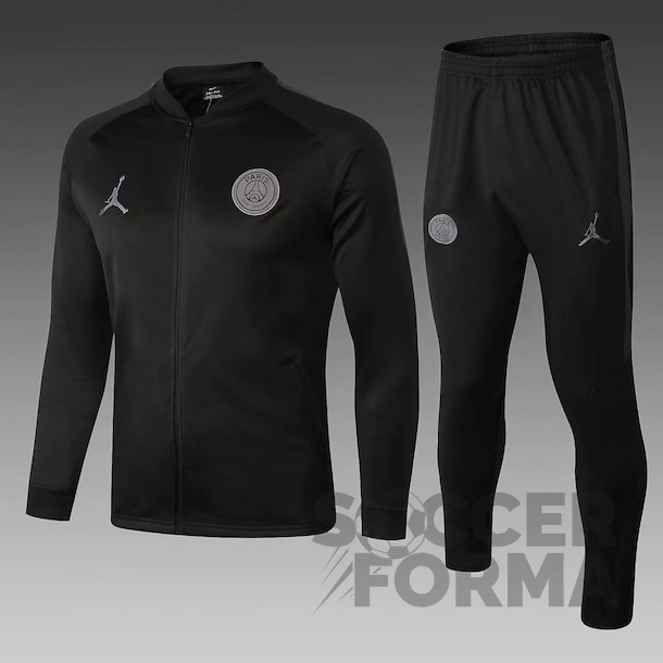 Спортивный костюм ПСЖ 2020 черный - вид 1