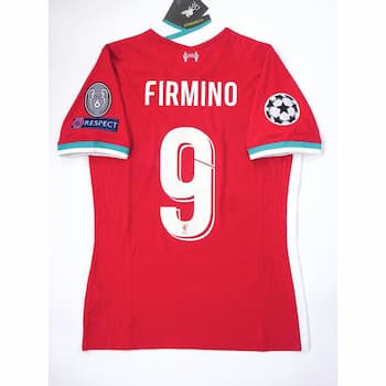 Игровая футболка Ливерпуль Фирмино 9 2020-2021 аутентичная с патчами
