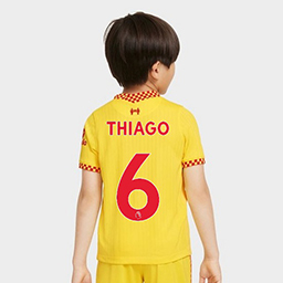 Детская форма Ливерпуль Тьяго 6 2021-2022 третья