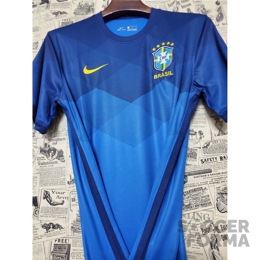 Гостевая футболка сборной Бразилии 2020 - вид 1