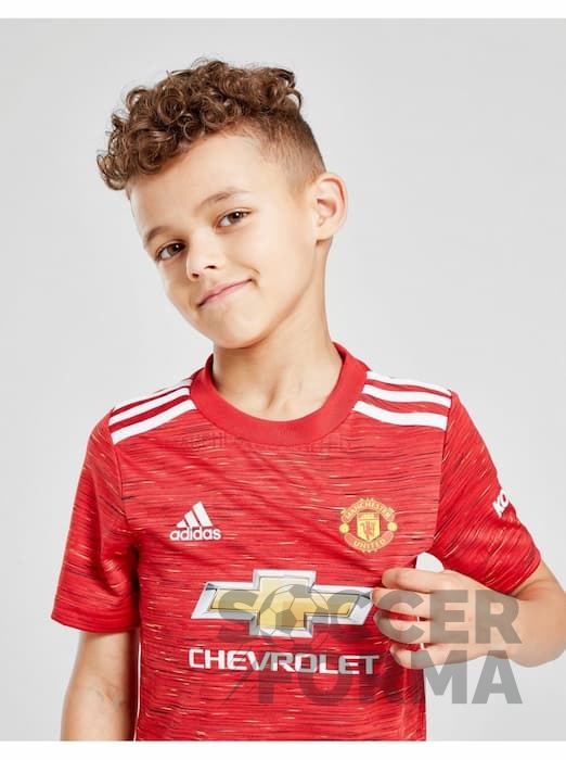 Детская форма Манчестер Юнайтед 2020-2021 с гетрами - вид  2
