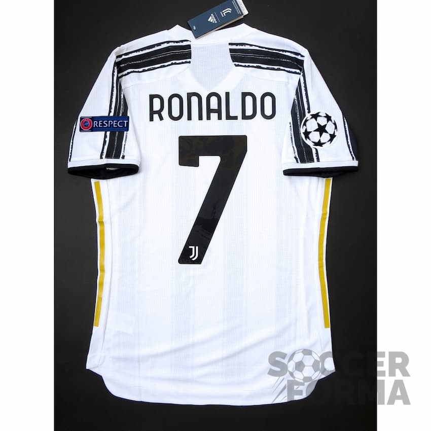 Игровая футболка Ювентус Роналдо 7 2020-2021 аутентичная с патчами