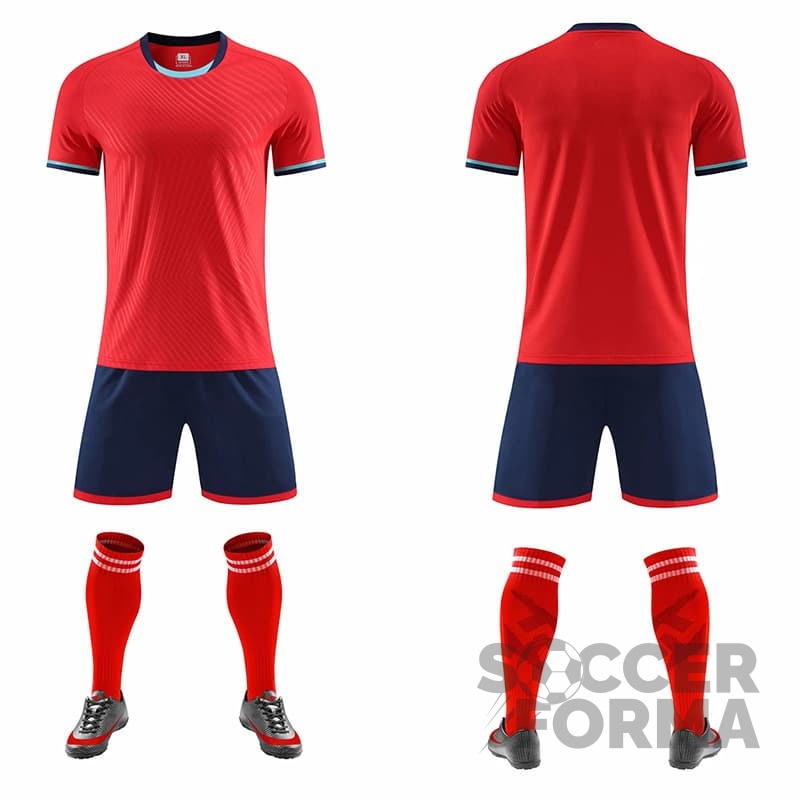 Футбольная форма Jetron Rich красная - вид 5