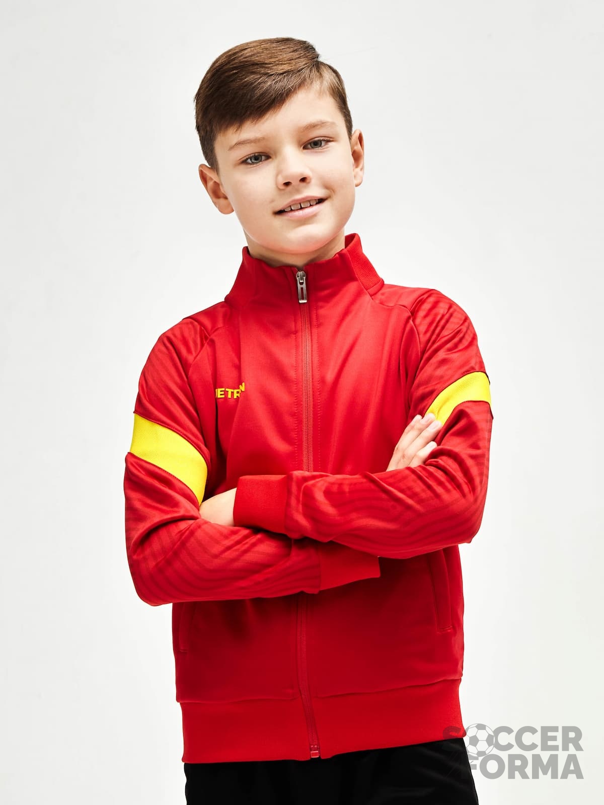 Детский тренировочный костюм Jetron Fast черно-красный - вид 2