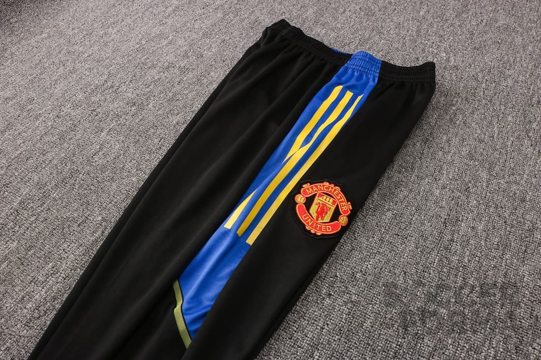 Детский спортивный костюм Манчестер Юнайтед 2021-2022 синий на молнии