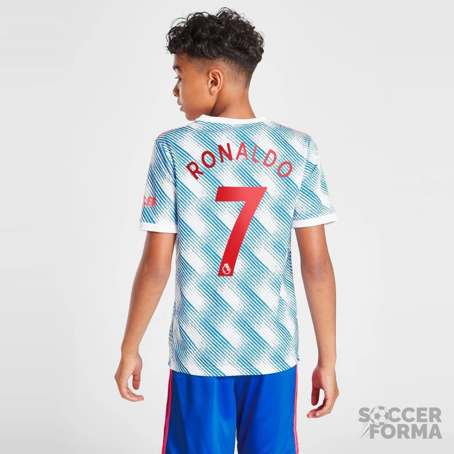 Детская гостевая форма Роналдо 7 Манчестер Юнайтед 2021-2022 - вид  1