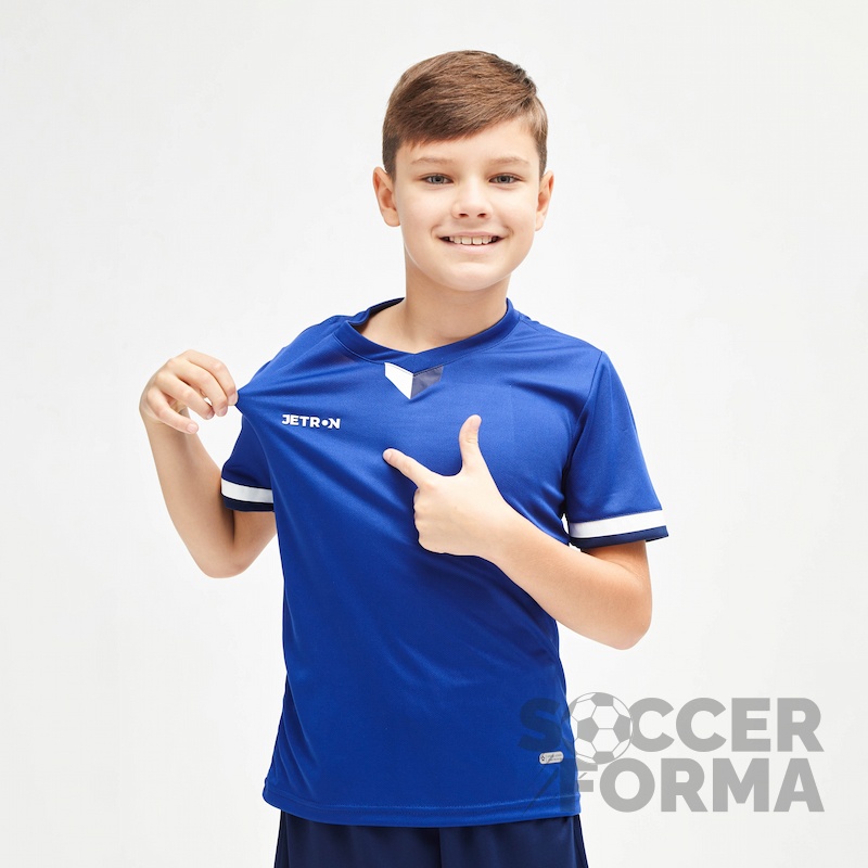 Детская футбольная форма Jetron strong синяя - вид 5