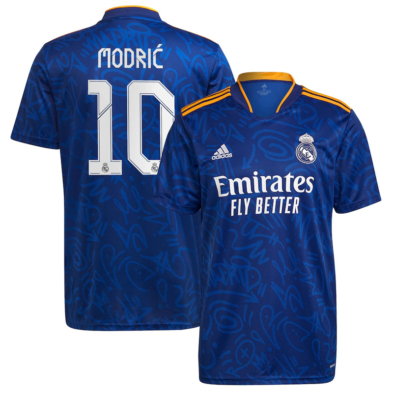 Гостевая футболка Реал Мадрид Модрич 10 2021-2022