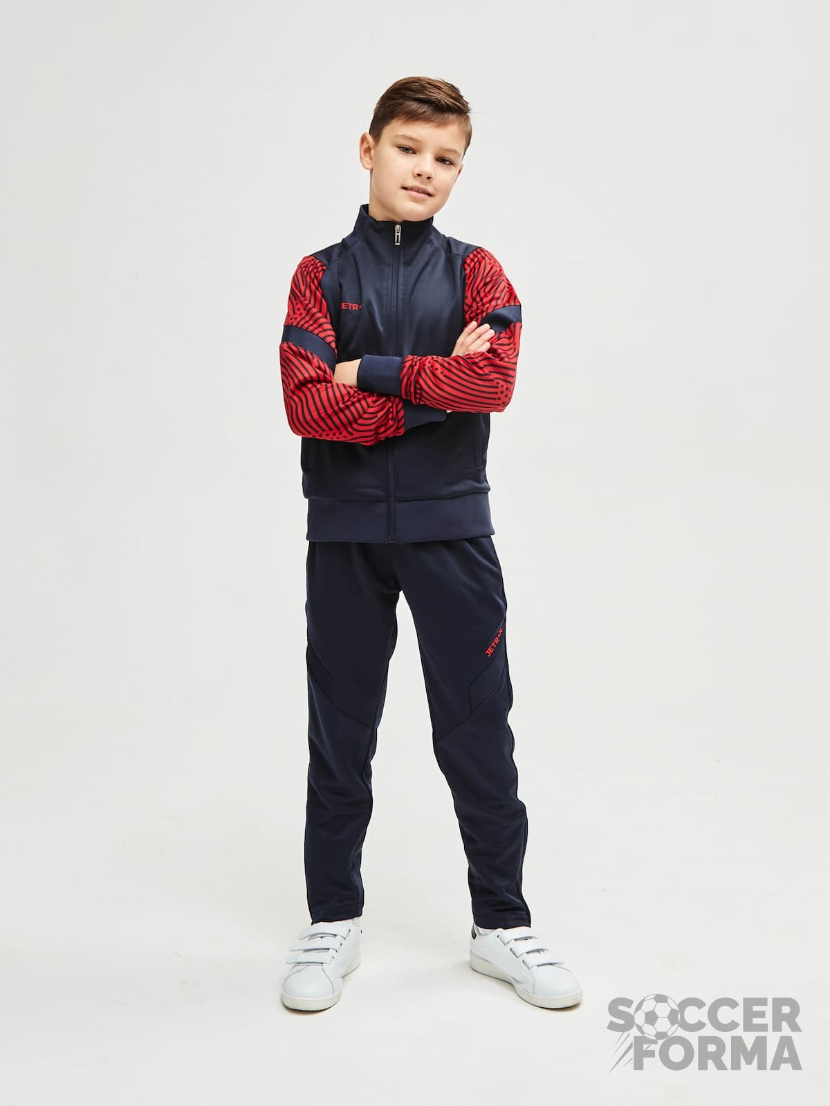 Детский тренировочный костюм Jetron Fast синий - вид 2