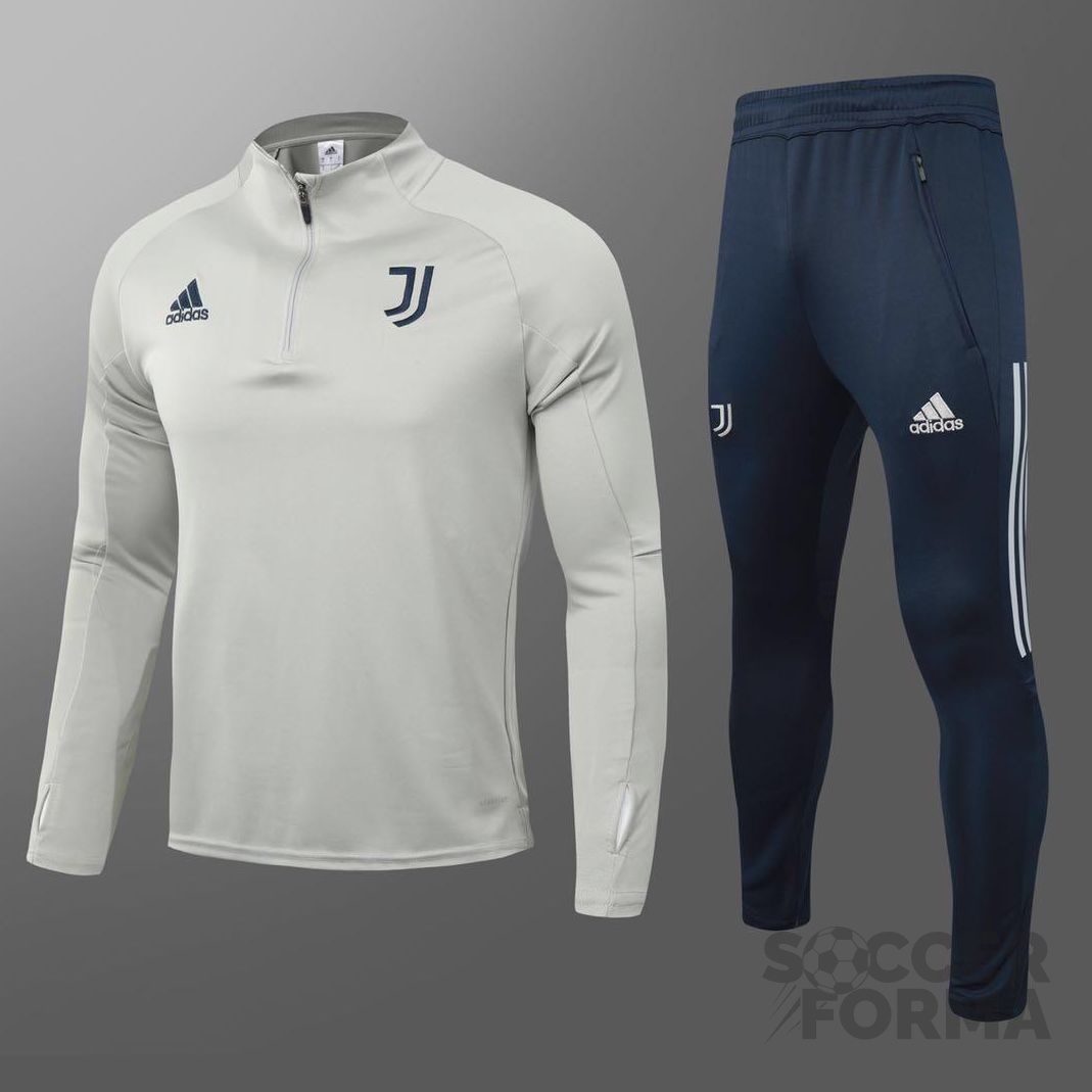 Спортивный костюм Ювентус серый 2020-2021 - вид 1