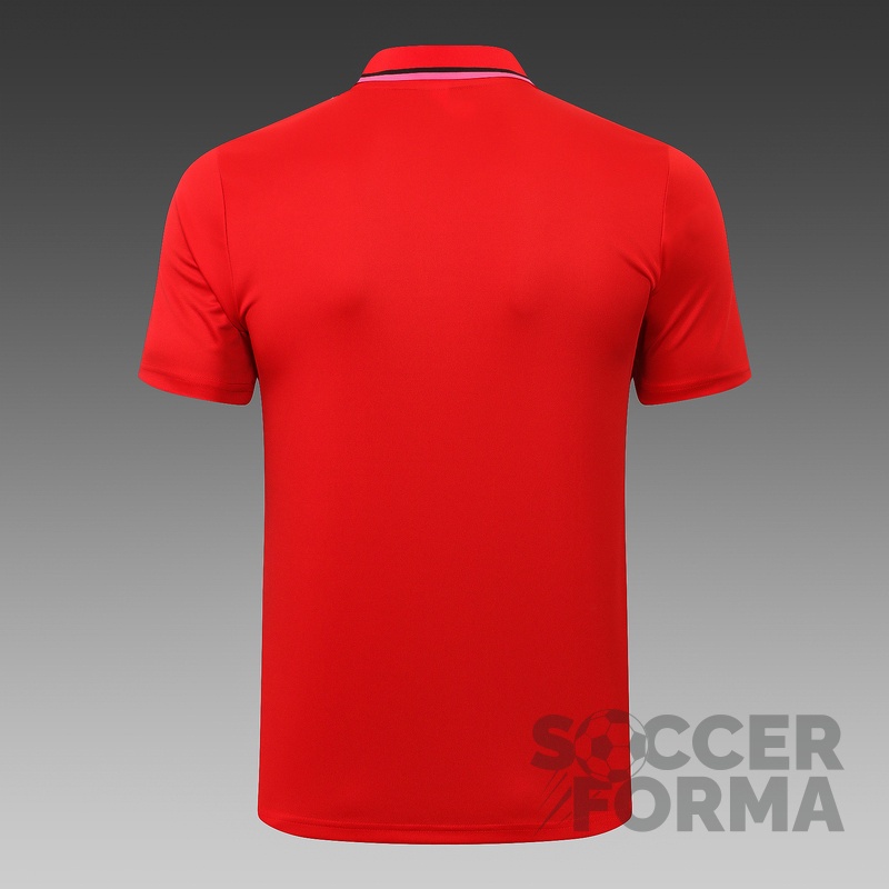 Красная футболка поло ПСЖ 2021-2022