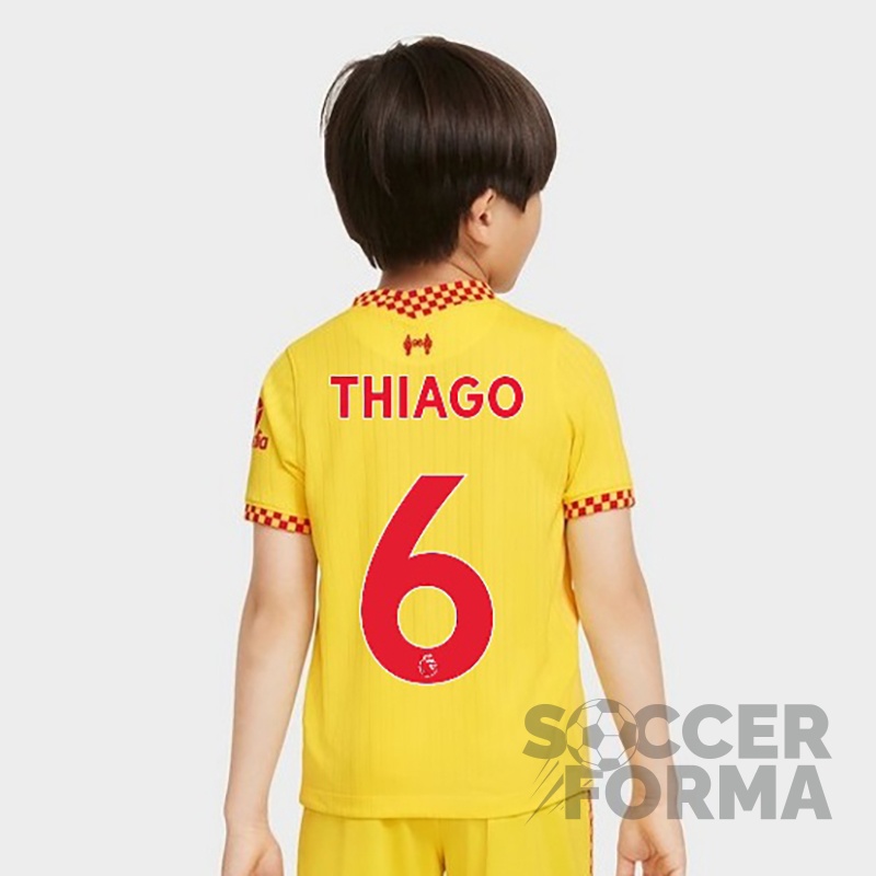 Детская форма Ливерпуль Тьяго 6 2021-2022 третья