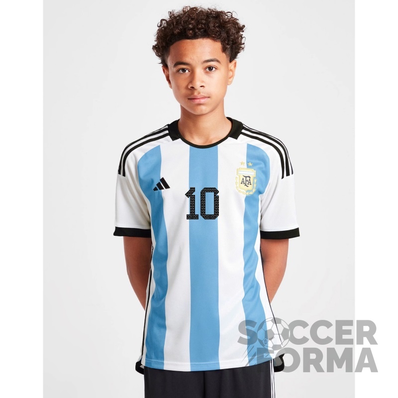 Детская форма сборной Аргентины Месси 10 2022-2023