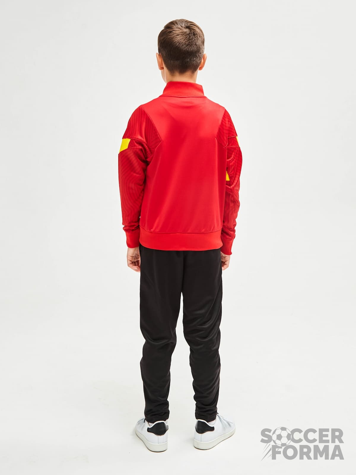 Детский тренировочный костюм Jetron Fast черно-красный