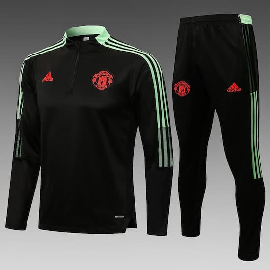 Тренировочный костюм Манчестер Юнайтед 2022 черный