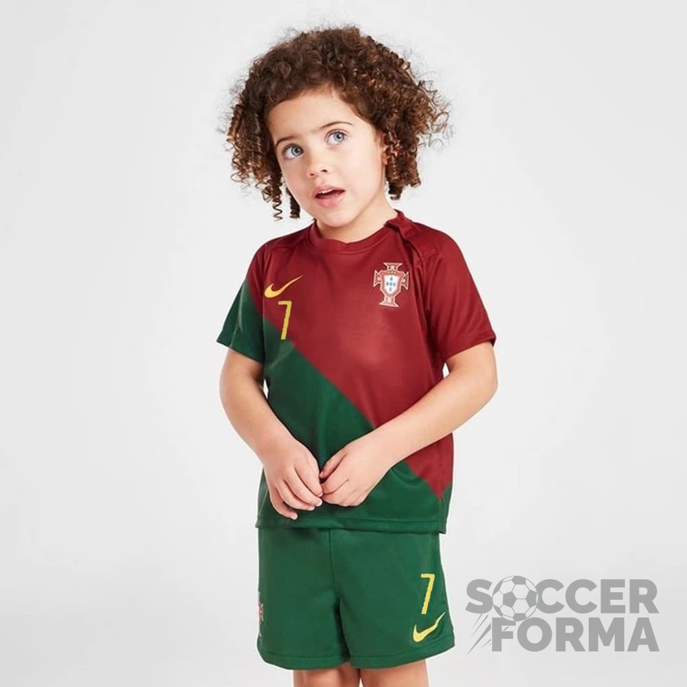 Детская форма сборной Португалии Роналдо 7 2022-2023 - вид 2