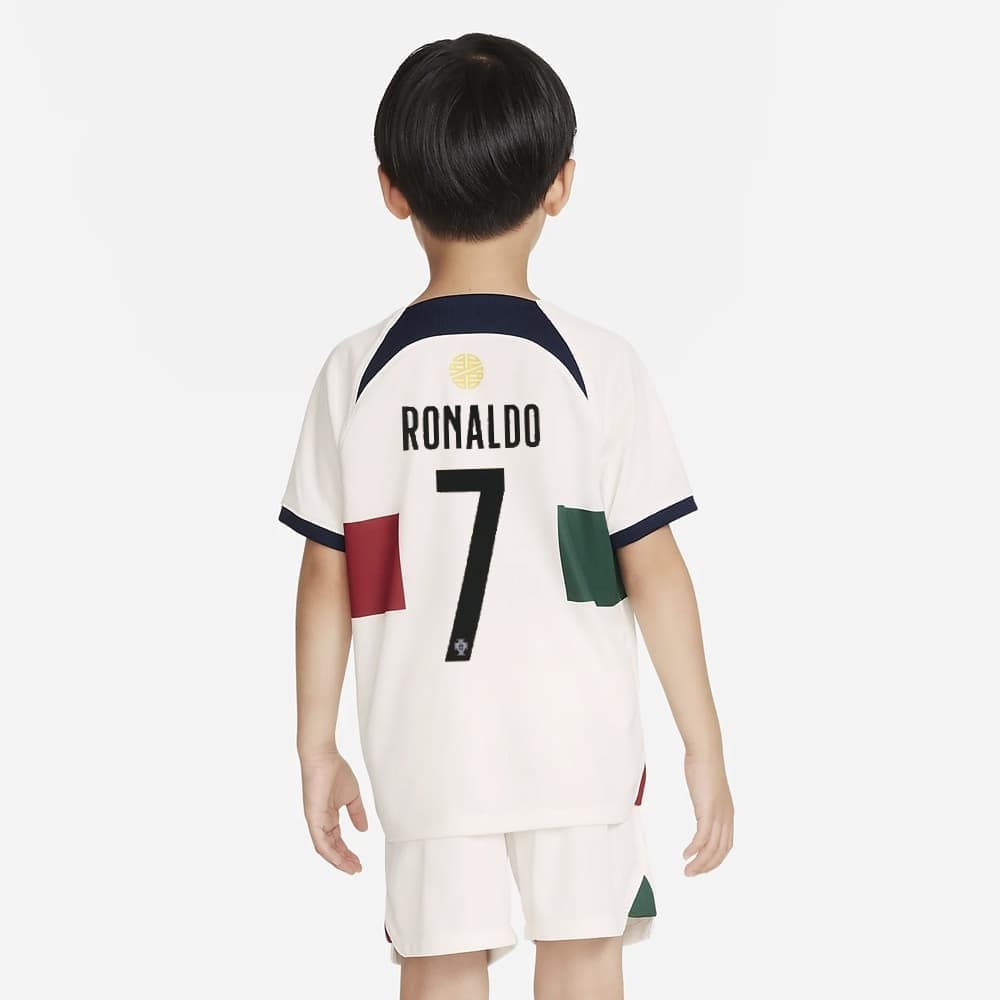 Детская гостевая форма сборной Португалии Роналдо 7 2022-2023