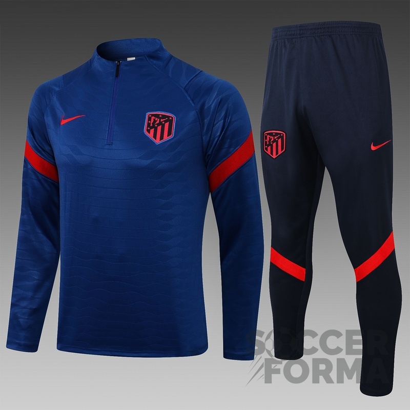 Тренировочный костюм Атлетико Мадрид 2021-2022 синий - вид 1