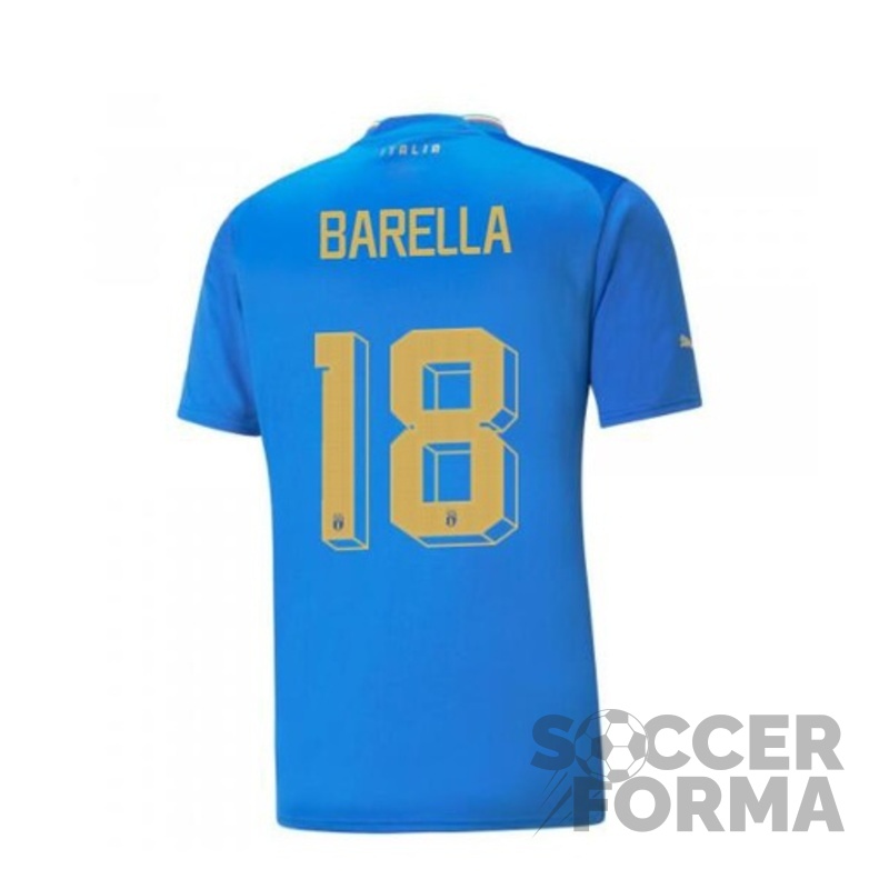 Футболка сборной Италии Барелла 18 2022-2023 - вид 2