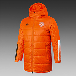 Куртка Манчестер Юнайтед зимняя 2021-2022 оранжевая