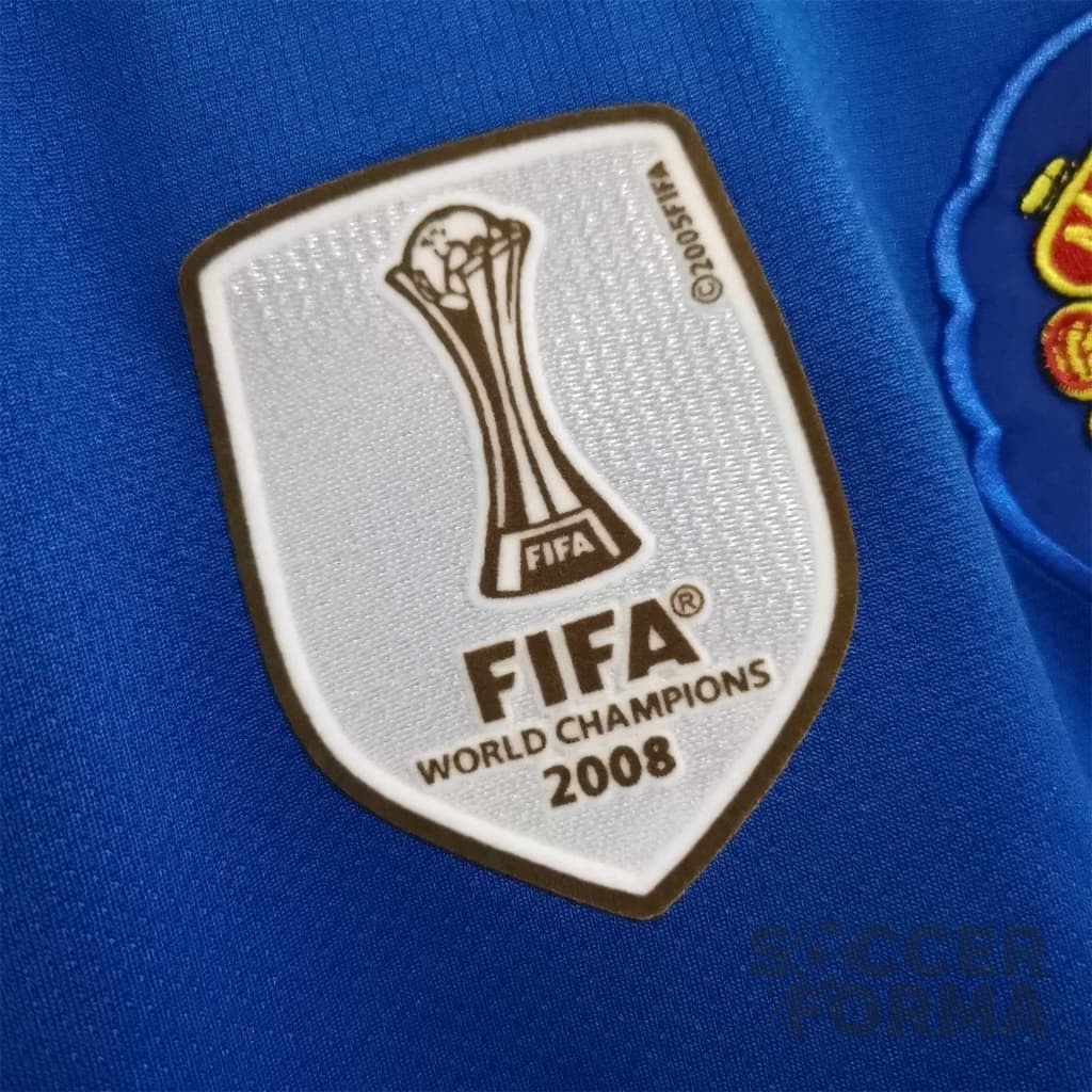 Ретро футболка Манчестер Юнайтед 2007-2008 с патчами - вид 3