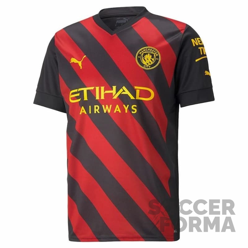 Гостевая футболка Манчестер Сити Холанд 9 2022-2023 - вид 3