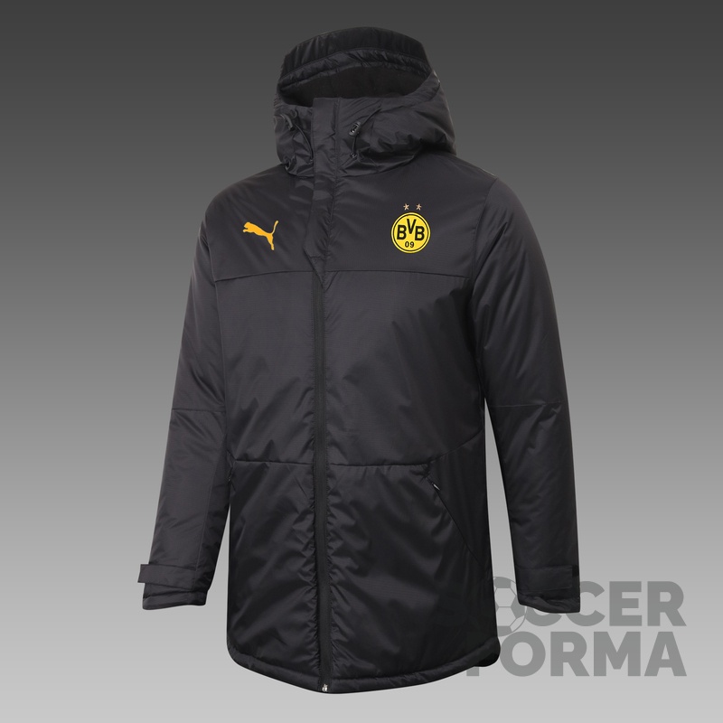 Куртка утепленная Боруссия Дортмунд 2021-2022 черная - вид 1