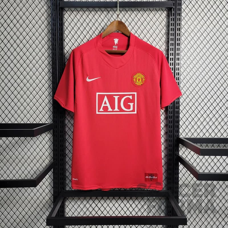 Ретро футболка Манчестер Юнайтед 2007-2008 - вид 1