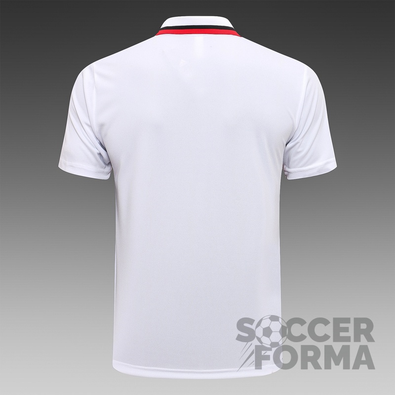 Белая футболка поло Манчестер Юнайтед 2021-2022 - вид 2