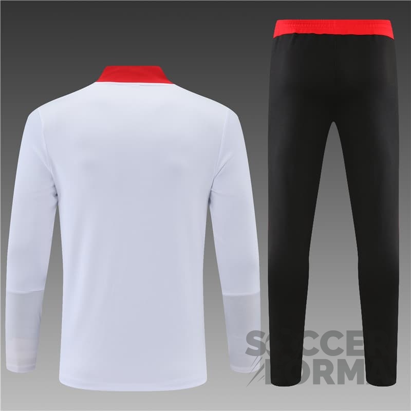 Детский тренировочный костюм Манчестер Юнайтед 2021-2022 белый