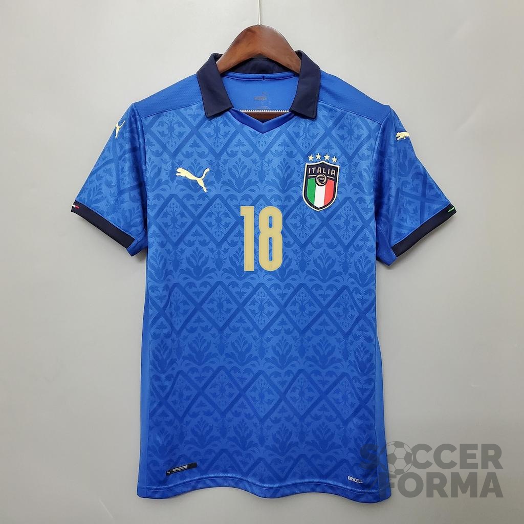 Футболка сборной Италии Барелла 18 2021 - вид 2
