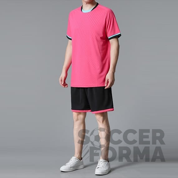 Футбольная форма Jetron Rich розовая - вид 2