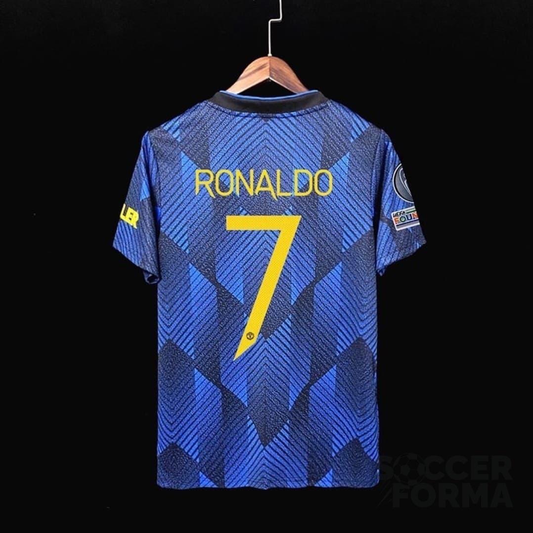 Третья футболка Роналдо 7 Манчестер Юнайтед 2021-2022 Lux - вид 1