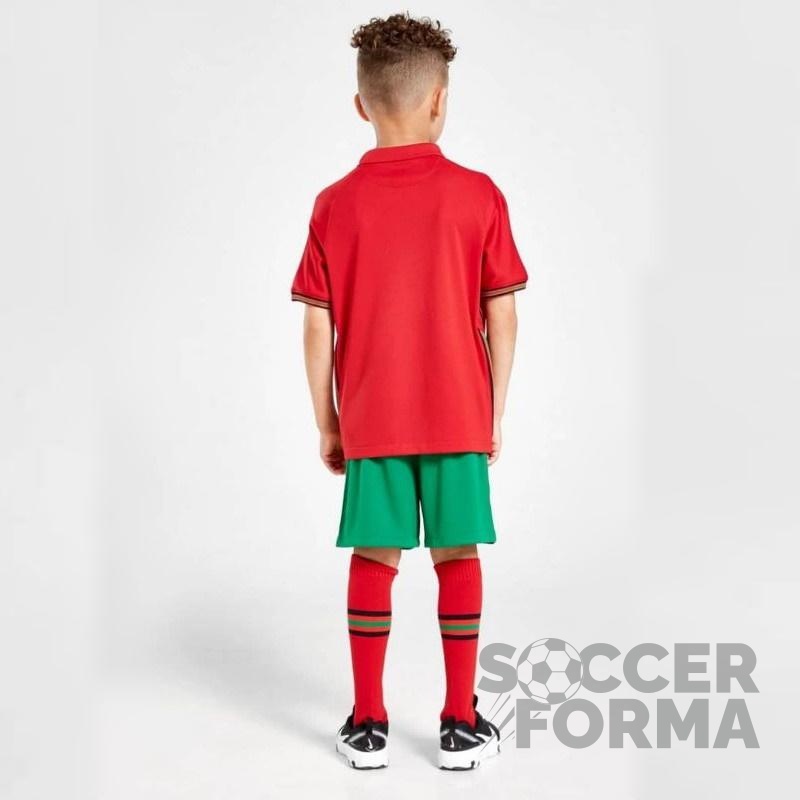 Детская форма сборной Португалии 2021 с гетрами