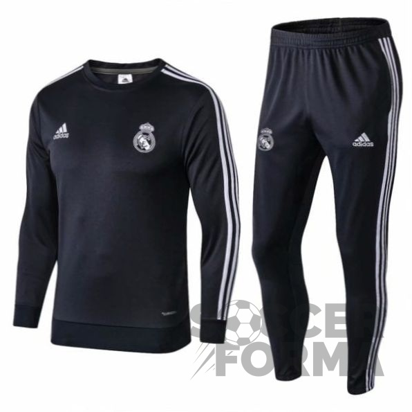 Детский спортивный костюм Реал Мадрид чёрный - вид  1