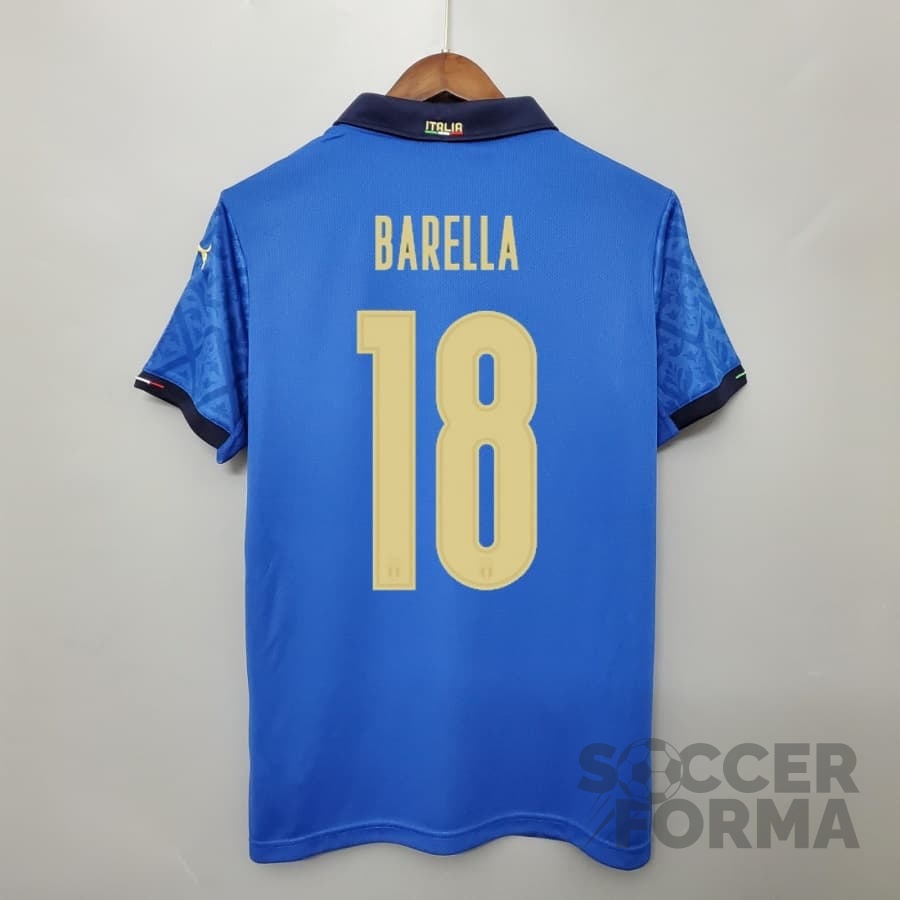 Футболка сборной Италии Барелла 18 2021