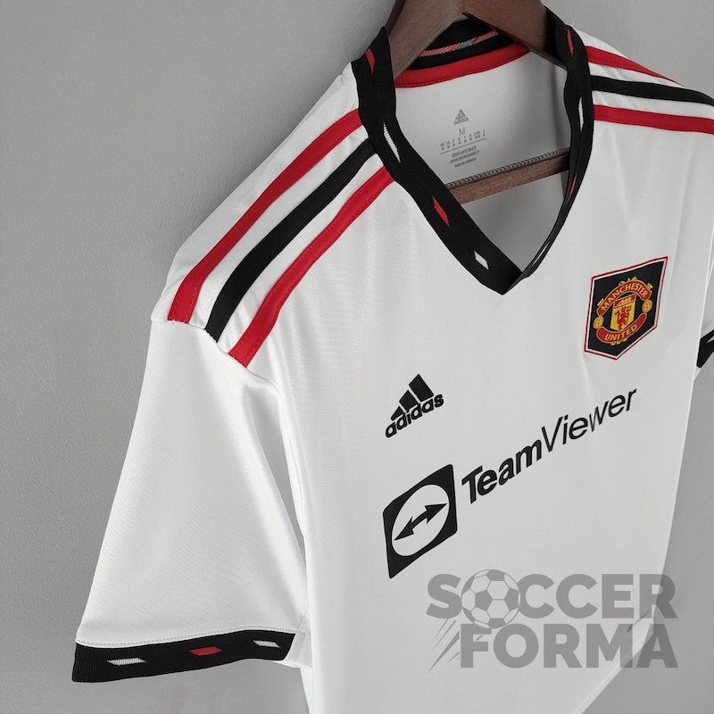 Гостевая футболка Манчестер Юнайтед Роналдо 7 с нашивками 2022-2023 - вид 3